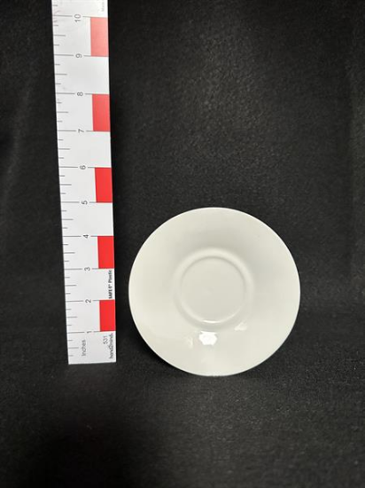 Picture of White China Demitasse Saucer 4"