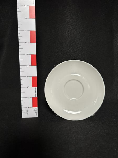 Picture of White China Cream Soup Saucer 6"