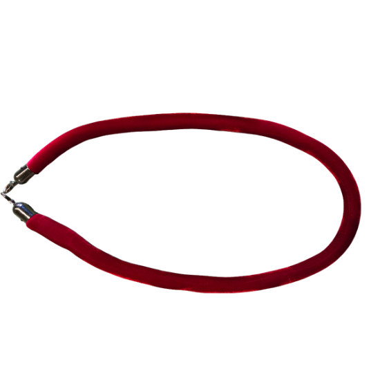 Picture of Stanchion Chrome - Red  Rope