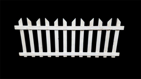 Picture of Fence - Wood Picket  8'x3'
