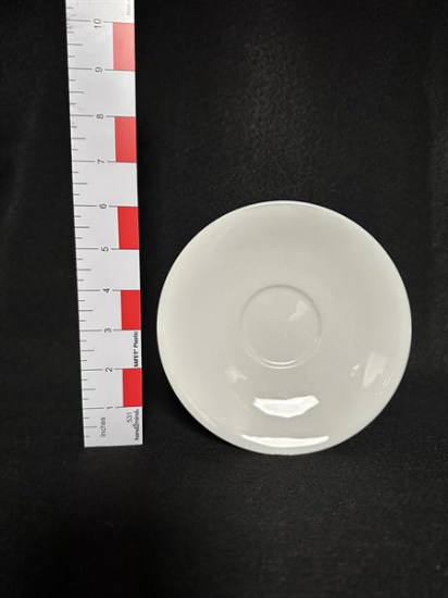 Picture of White China Saucer